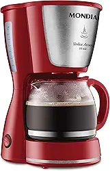 Cafeteira Elétrica Dolce Arome, Mondial, Vermelho/Inox, 550W, 110V - C-35 18X