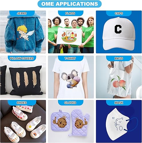 Miniatura 7 de Carbcolords Película de transferencia DTF, 60 hojas A4 (8.3 x 11.7 pulgadas), papel de transferencia de calor transparente para pretratamiento, para