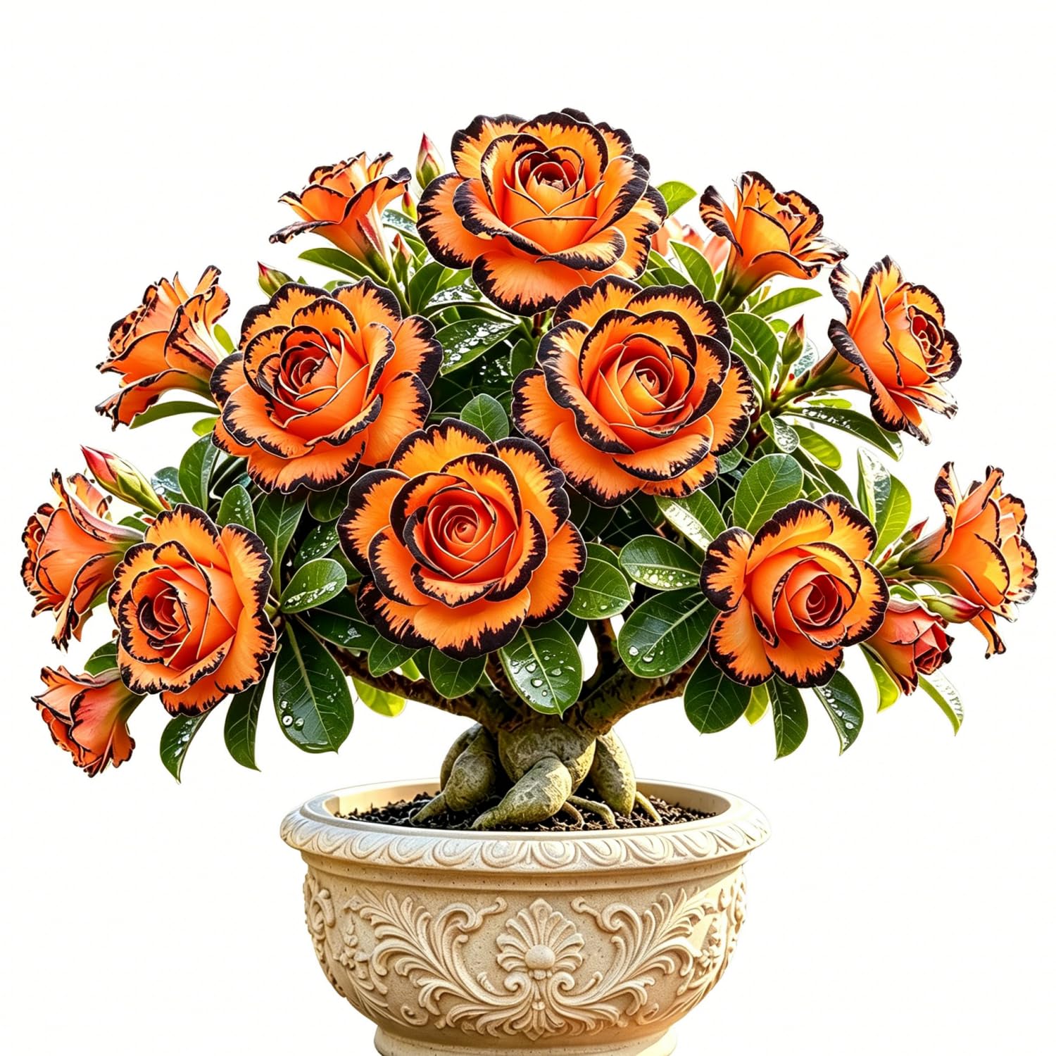 Desert Rose Kernels -Adenium obesum Bloom Year After Year, Perfect for The Garden-Landscaping-Excellent Display-10pcs-B