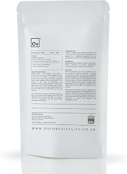 Ginger Tablets | Ultra Strength 6400mg Supplements | Oxford Vitality