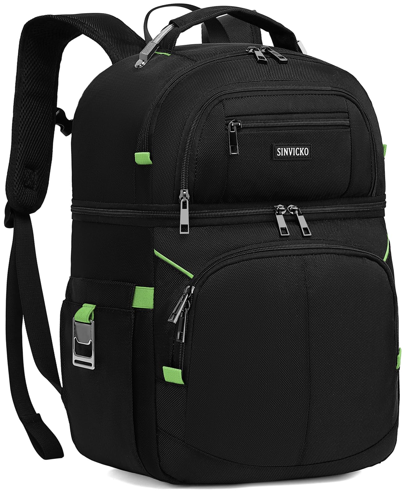 Insulated Cooler Backpack,Double Deck Leakproof Cooler Bag,Insulated Backpack Cooler Lunch Backpack for Men Women