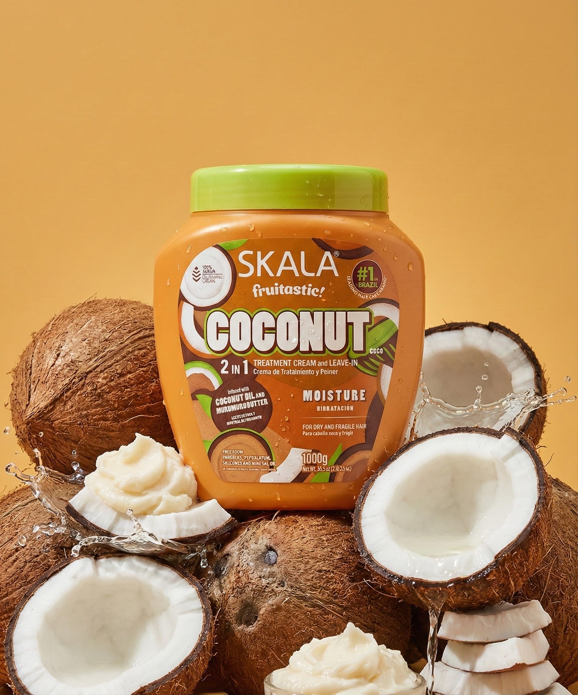 Skala Frutástica Coconut (Coco) 2-in-1 Hair Treatment Cream - Deep