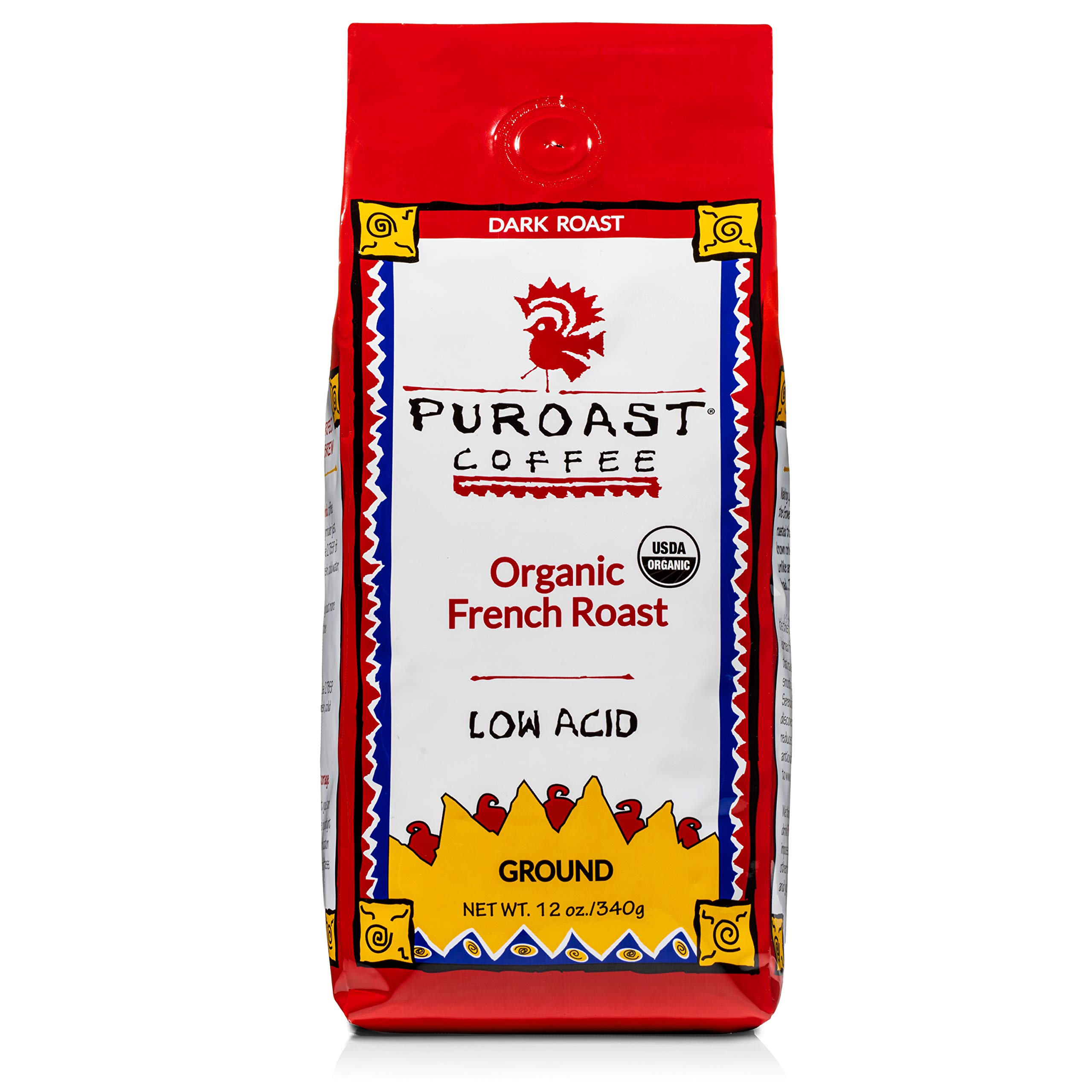 Puroast Low Acid Ground Coffee, Premium 