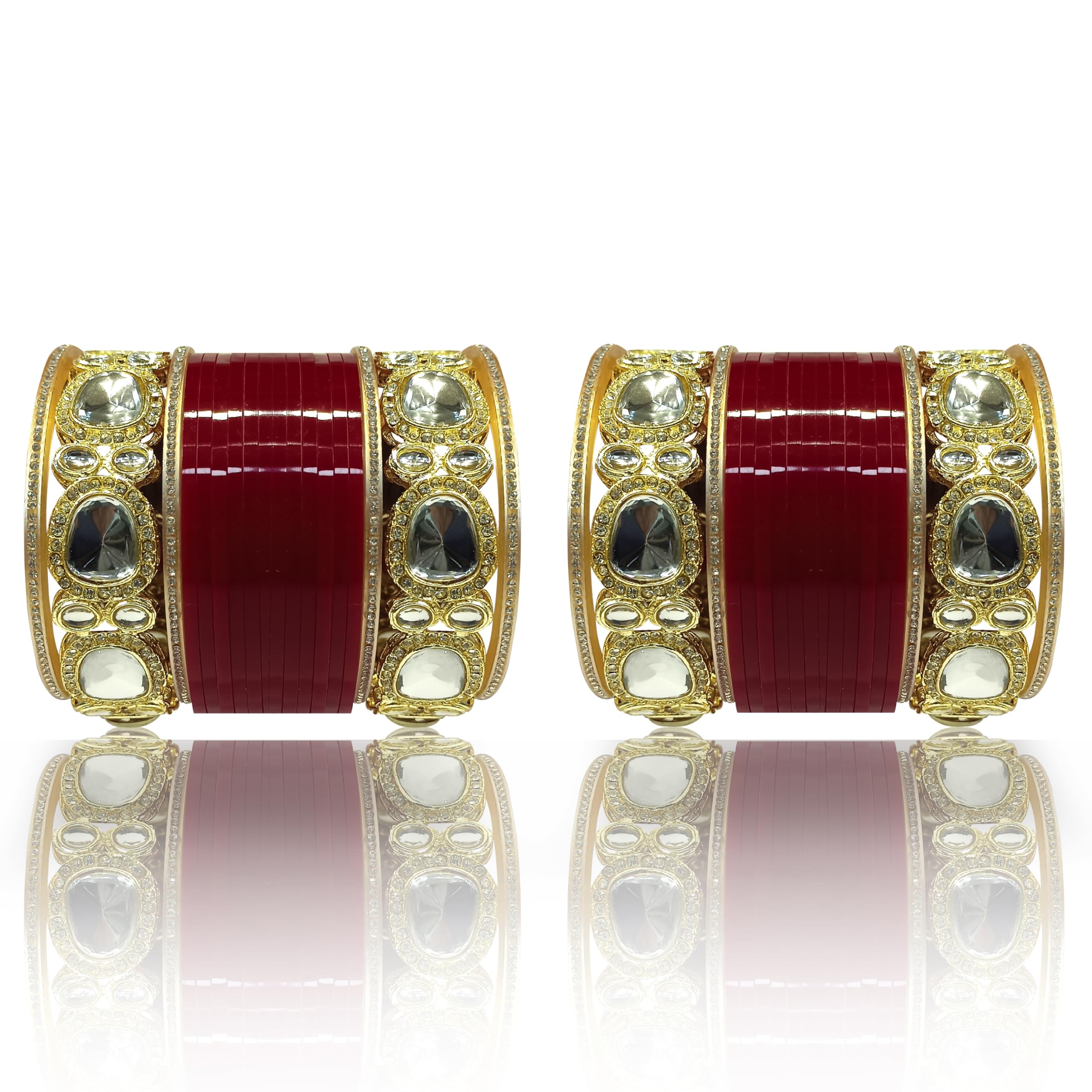 See full amazon price history chart for Bridal Punjabi Chuda Bangle Set with Kada for Womens (Set of 1) (Maroon, 2.8) Bridal Punjabi Chuda Bangle Set with Kada for Womens (Set of 1) (Maroon, 2.8) (B0CP141CFZ) Amazon Price History, Amazon Price Tracker