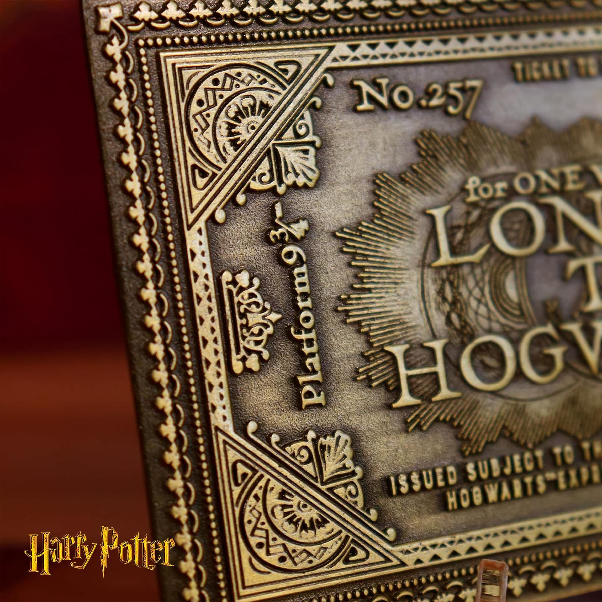 Amazon.com: Fanattik Official Harry Potter Hogwarts Train Ticket