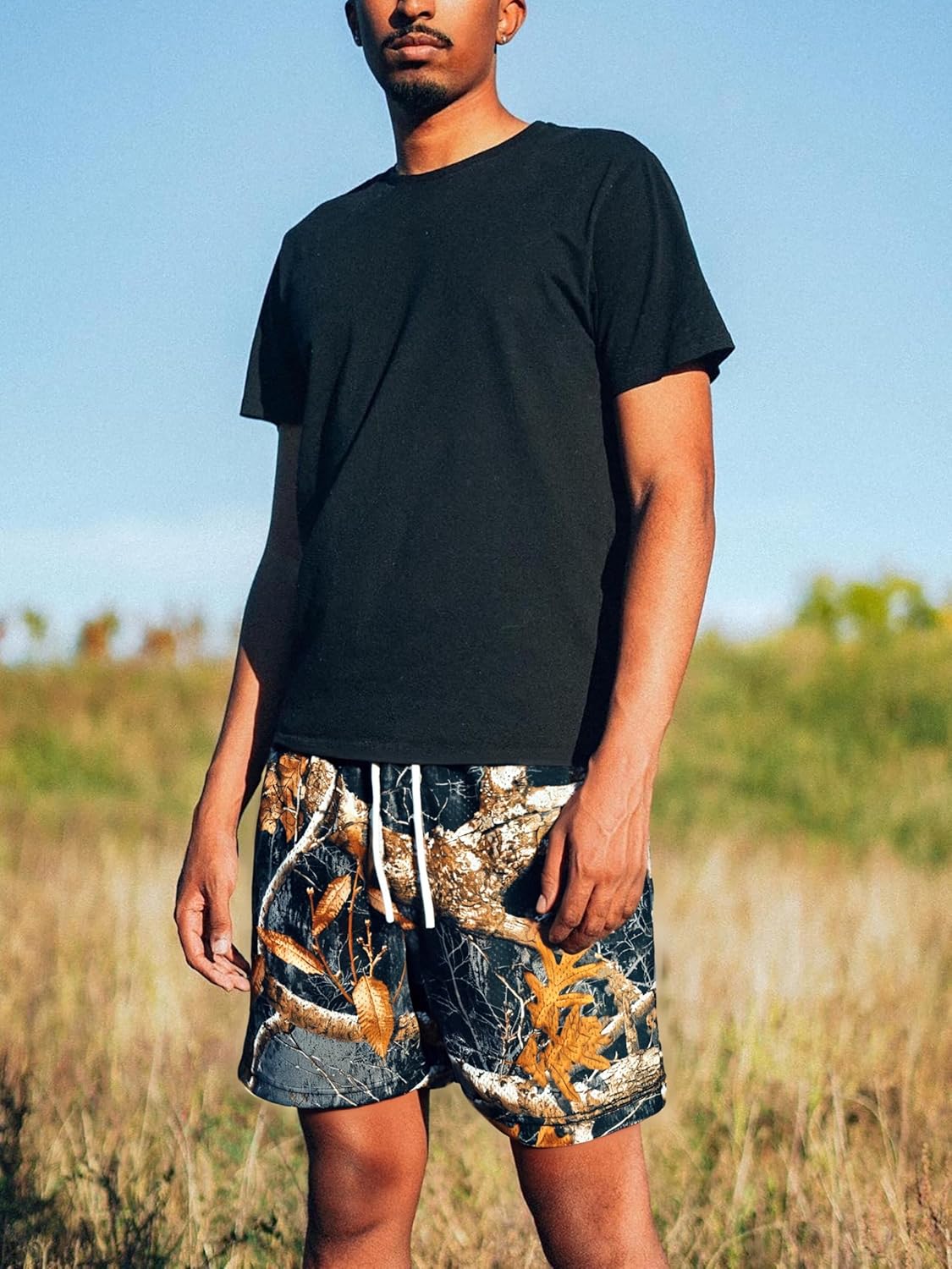 DIOTSR Mens Graphic Shorts Mesh Athletic Running Basketball Shorts Cool Streetwear Designer Shorts - Image 4