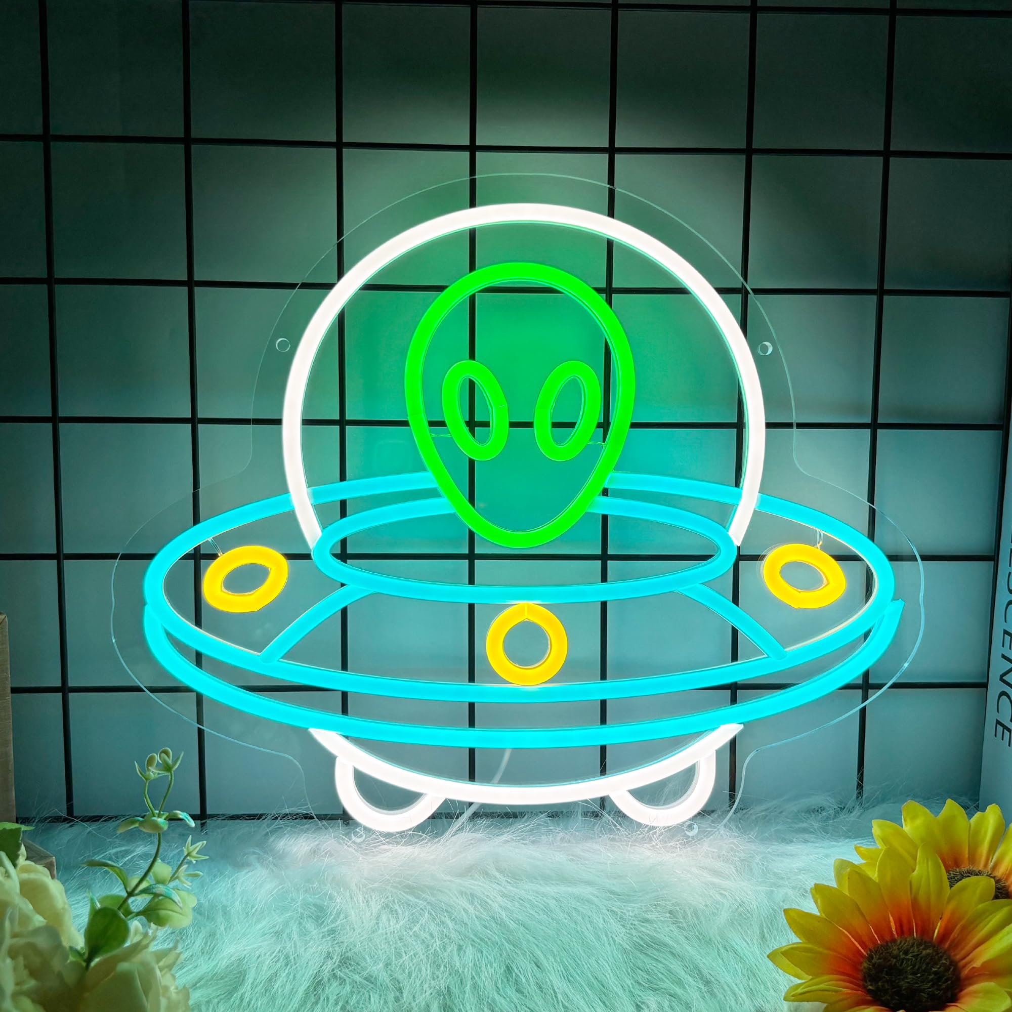 UFO Neon Sign