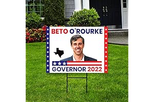 Beto O'Rourke For Texas Governor Yard Sign - Support Texas' Future
