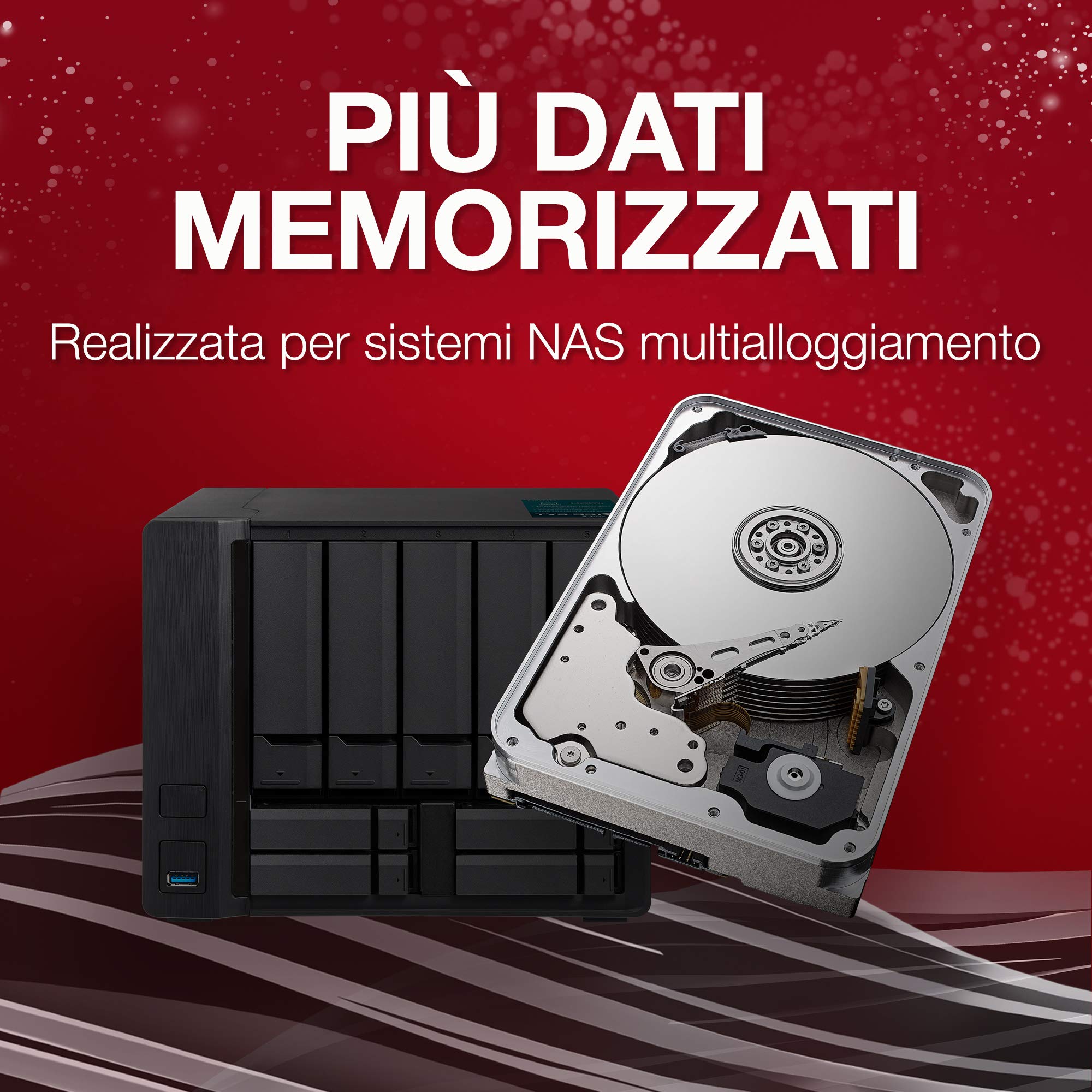 Seagate IronWolf Pro, 4TB, Hard Disk SATA da 6GBit/s, HDD, CMR 3,5