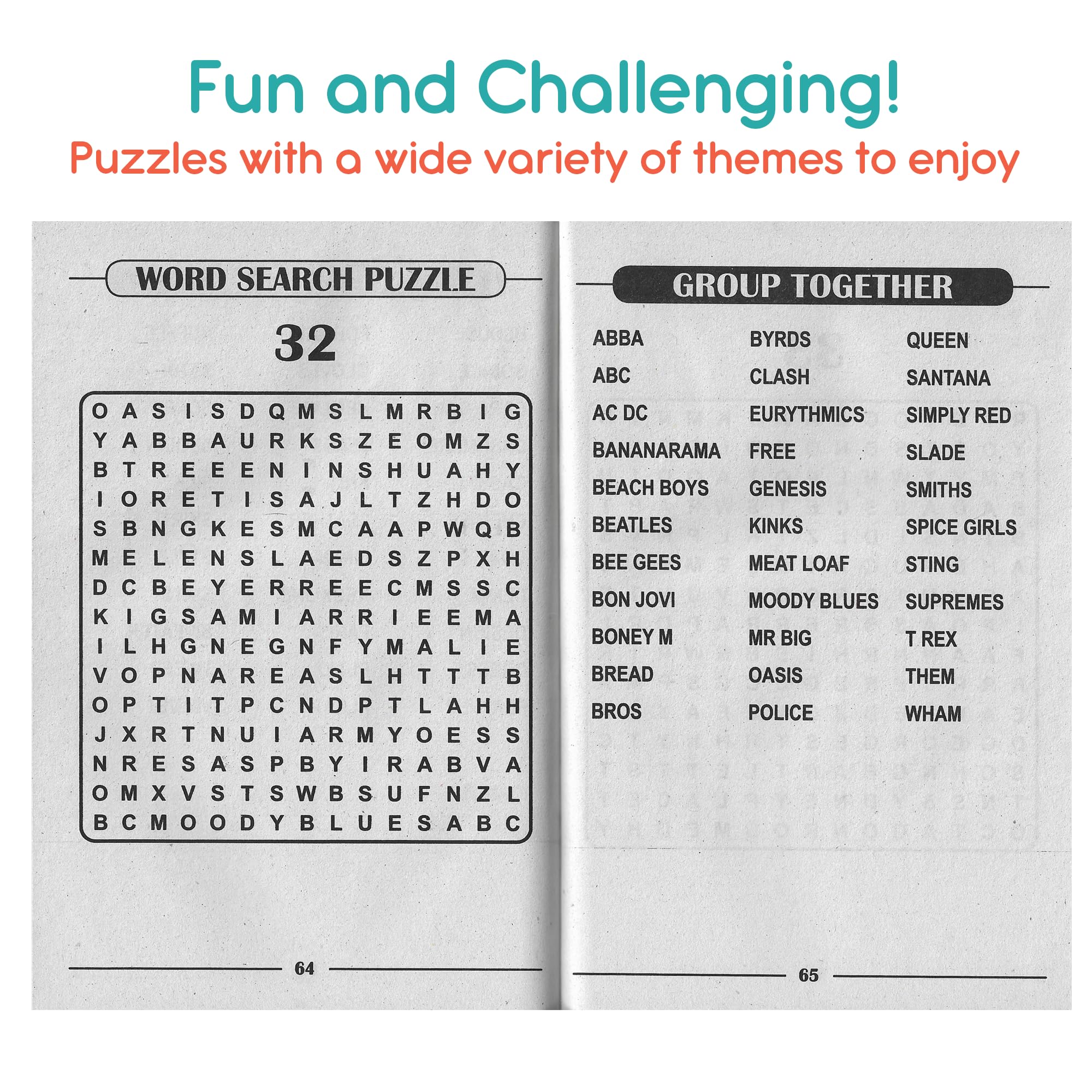 WF Graham Eco-Friendly Large Print Wordsearch Puzzle Books for Adults, Multicolored, 14.5 cm x 21 cm x 0.1 cm - Image 3