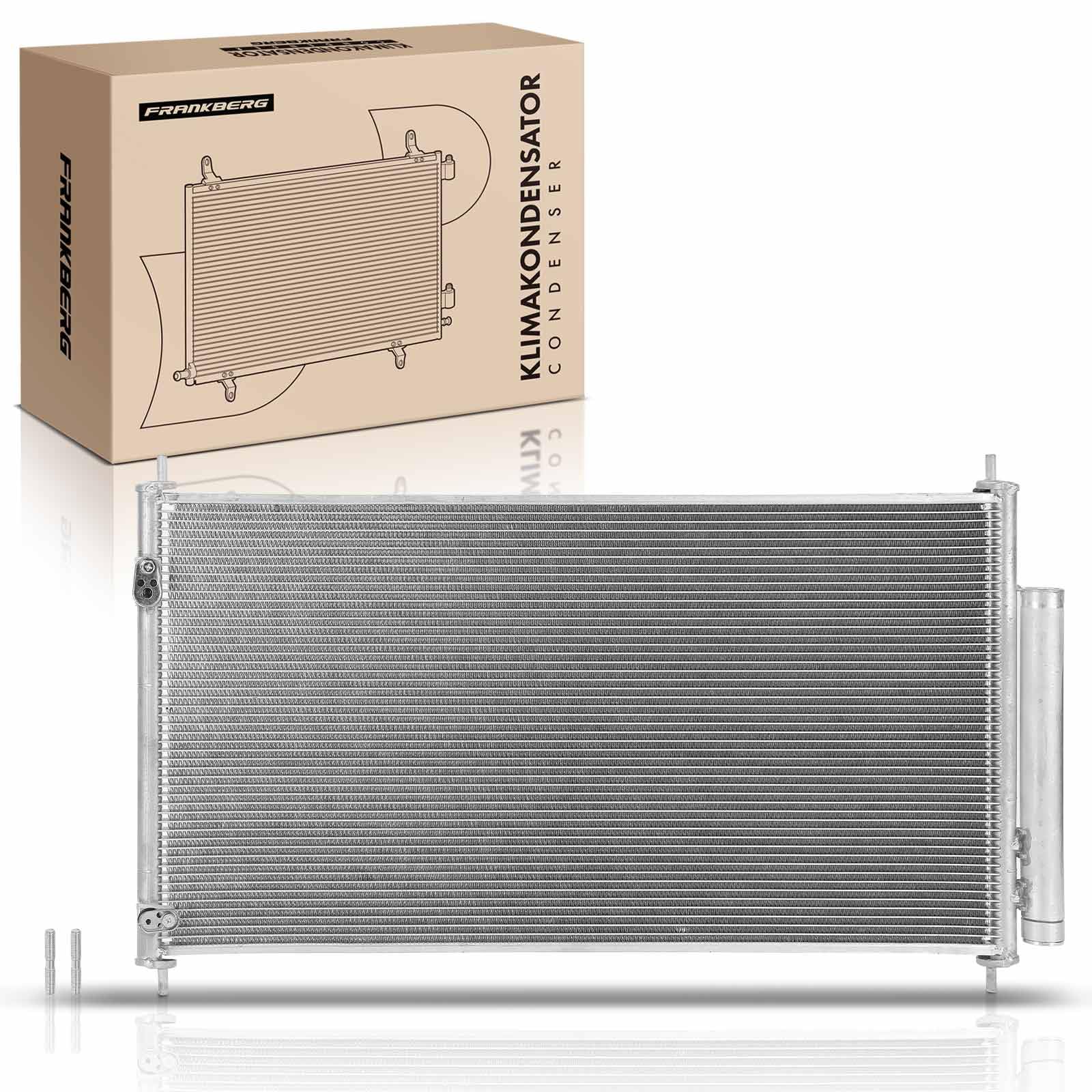 Frankberg Kondensator Klimaanlage 80110TV1E01 | Kompatibel mit Civic IX FK, Civic IX Tourer FK, Civic IX Stufenheck FB