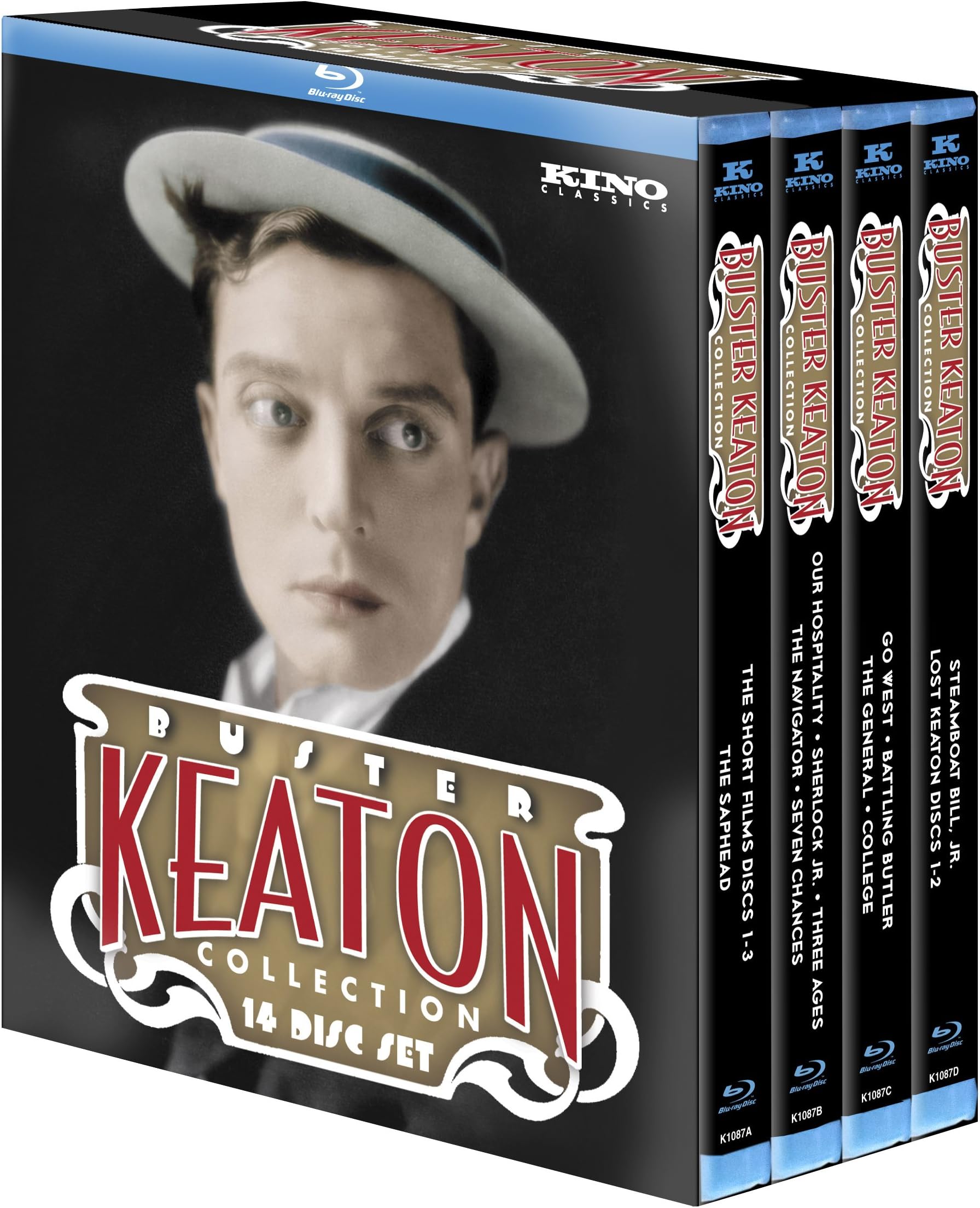 Buster Keaton Collection: 14-Disc Set [Blu-ray]