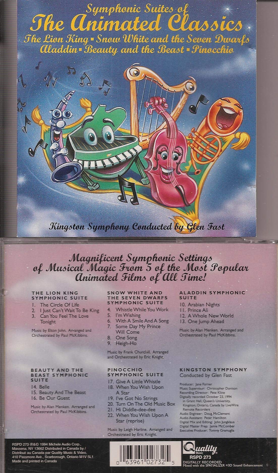 Symphonic Suites Of The Animated Classics [Audio CD]