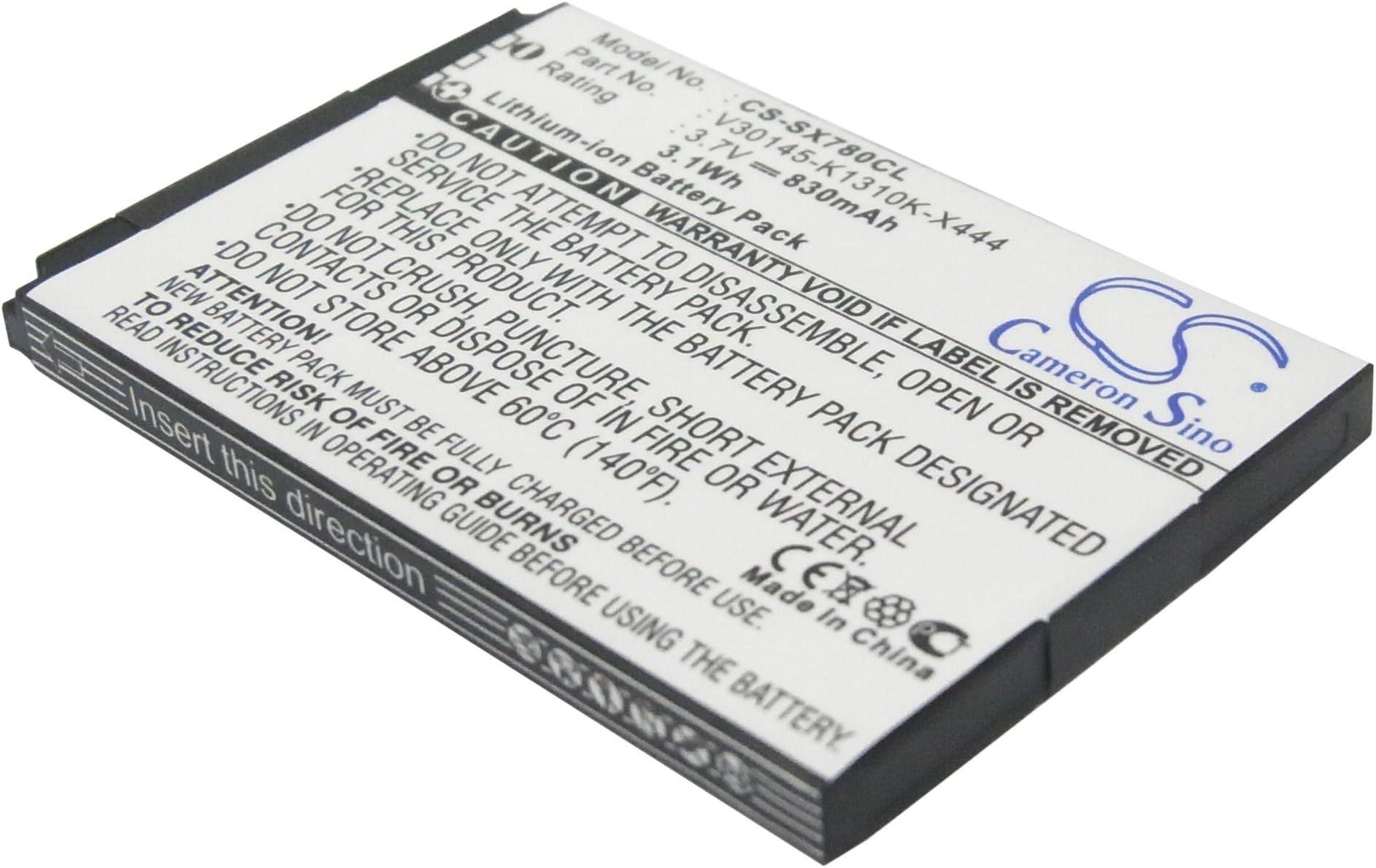 Replacement Battery for Siemens Gigaset SL78H SL400H OpenScape SL5 Professional S30852-S2352-R141 SL400 Part NO 4250366817255 V30145-K1310-X444 S30852-D2152-X1 830 mAh Batteries