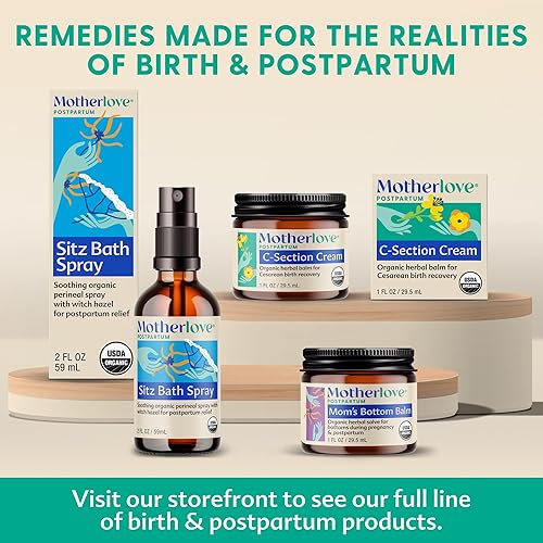 Miniatura 4 de Motherlove Rhoid Balm 1 oz Crema orgánica de hierbas para hemorroides con hamamelis para embarazo y posparto ungüento sin OMG