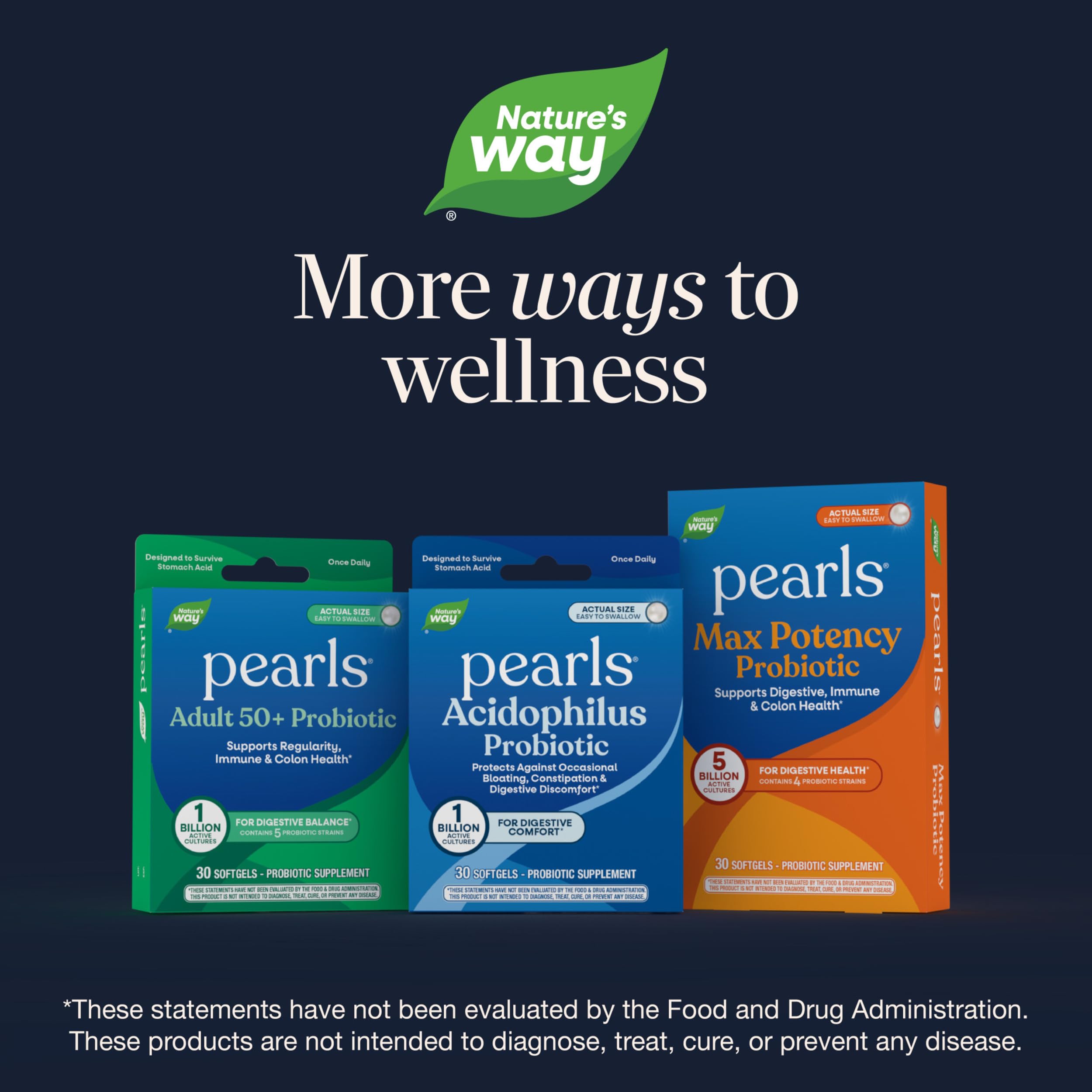Nature's Way Primadophilus Reuteri Probiotic Pearls Softgels, Adult, 60 ct — Amazon image 7