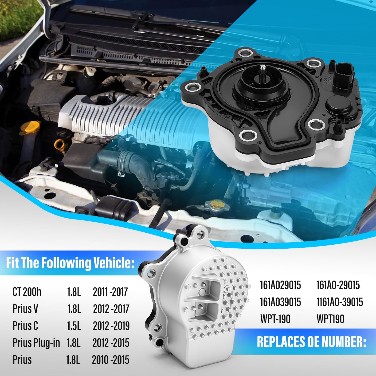 Amazon.com: 161A0-29015 Water Pump,161A0-39015 Electric Water Pump