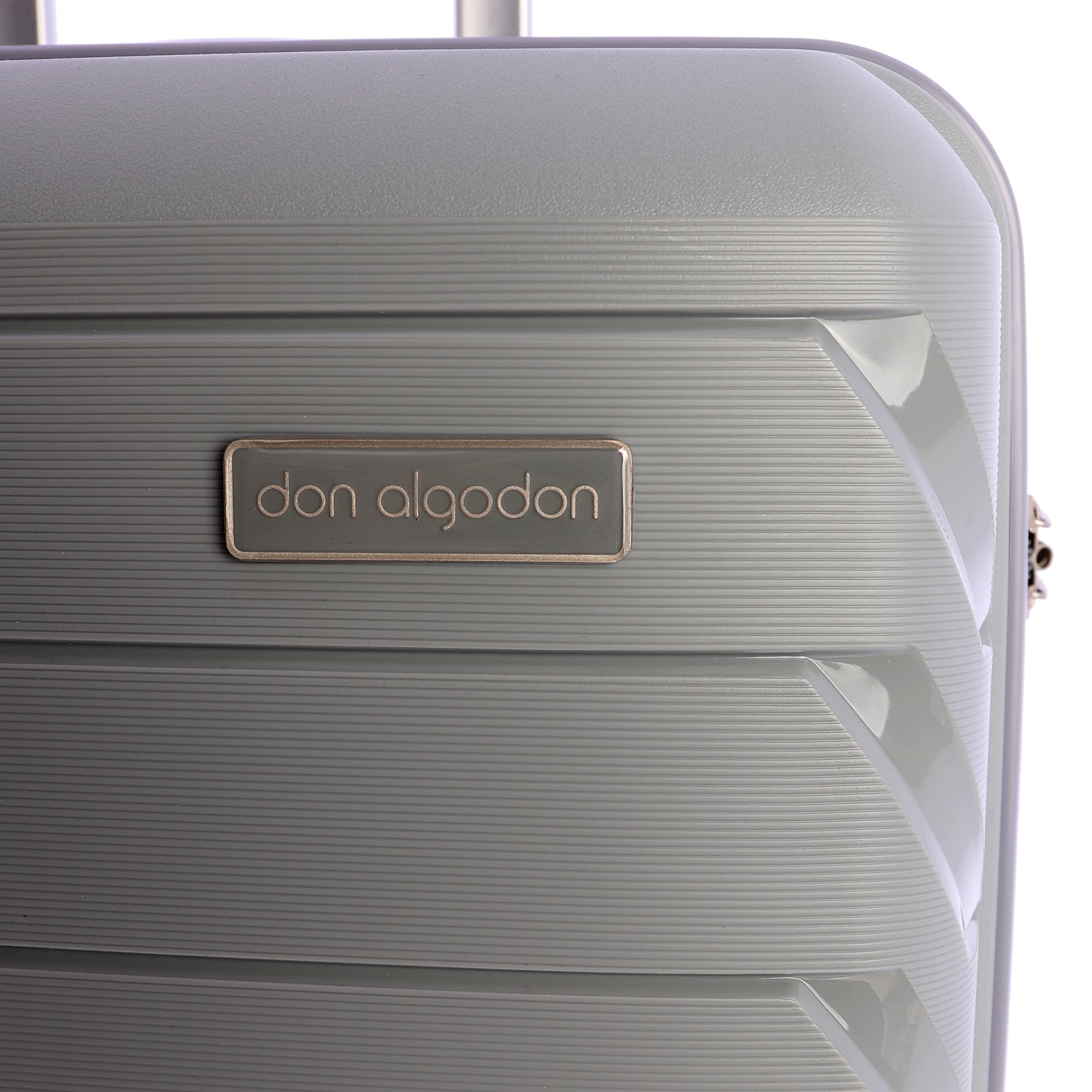 Don Algodon - Maletas de Viaje Cabina - Maleta Cabina 55x40x20 - Maleta de Viaje - Maleta de Cabina Resistente - Trolley Equipaje para Avion Resistente con 4 Ruedas de 360º y candado