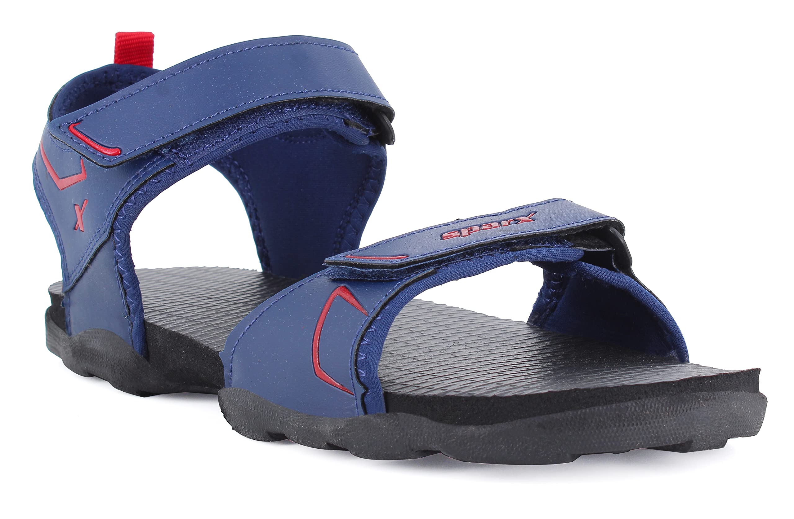 SPARX Men SS-713 Navy Blue Red Floater Sandals (Size - 9) (B0C5T7BMSK) Amazon Price History, Amazon Price Tracker