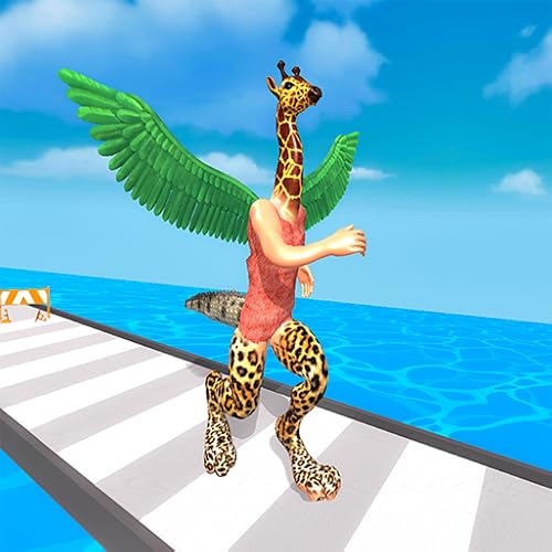 Mutant Runner Merge Animals Evolution Race 3D Merge Animal DNA and Run Race against Multi