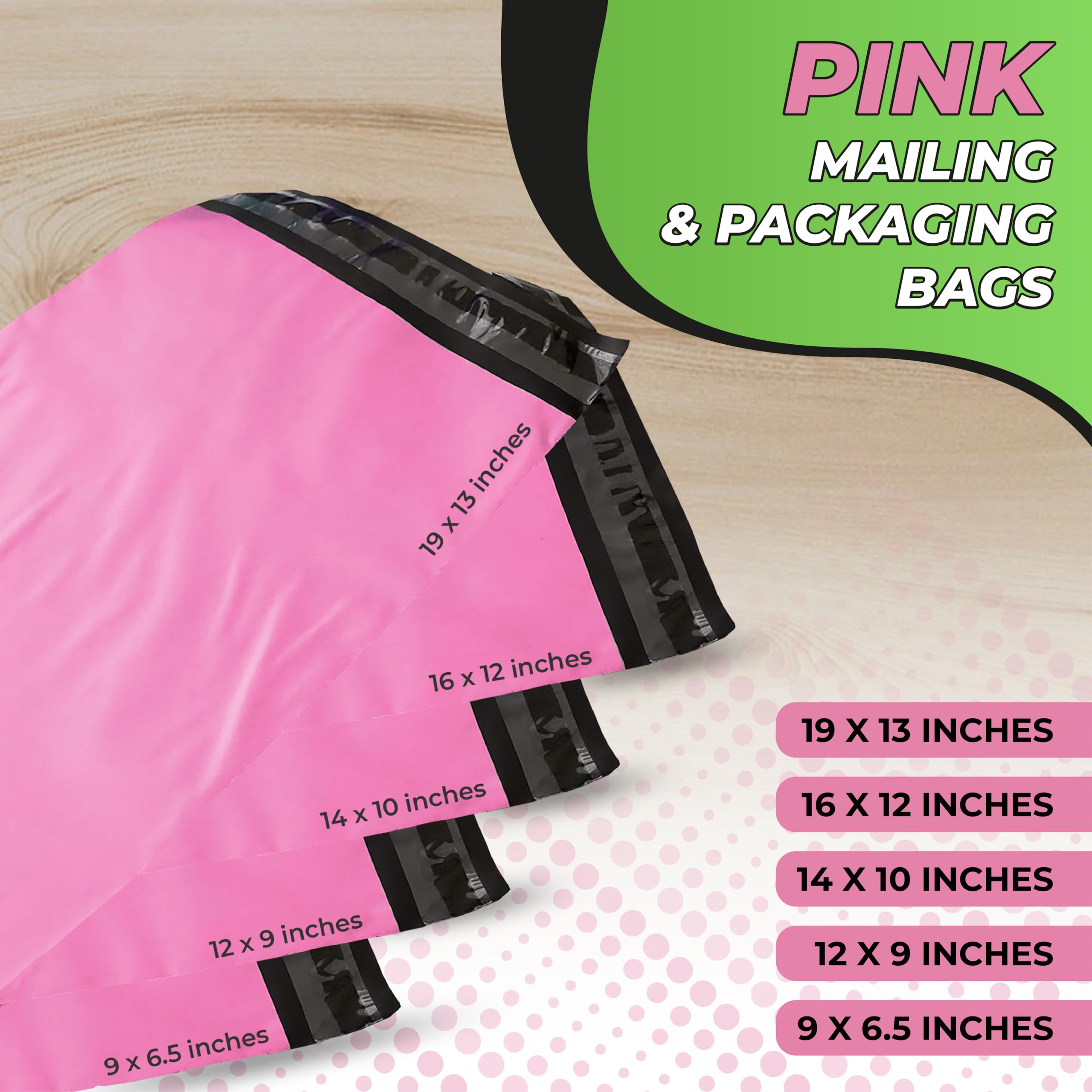 Imballaggio Per Spedizioni 10 Buste Postali In Plastica 45x60 Cm Autosigillanti Rosa F 273476 - Foto 2