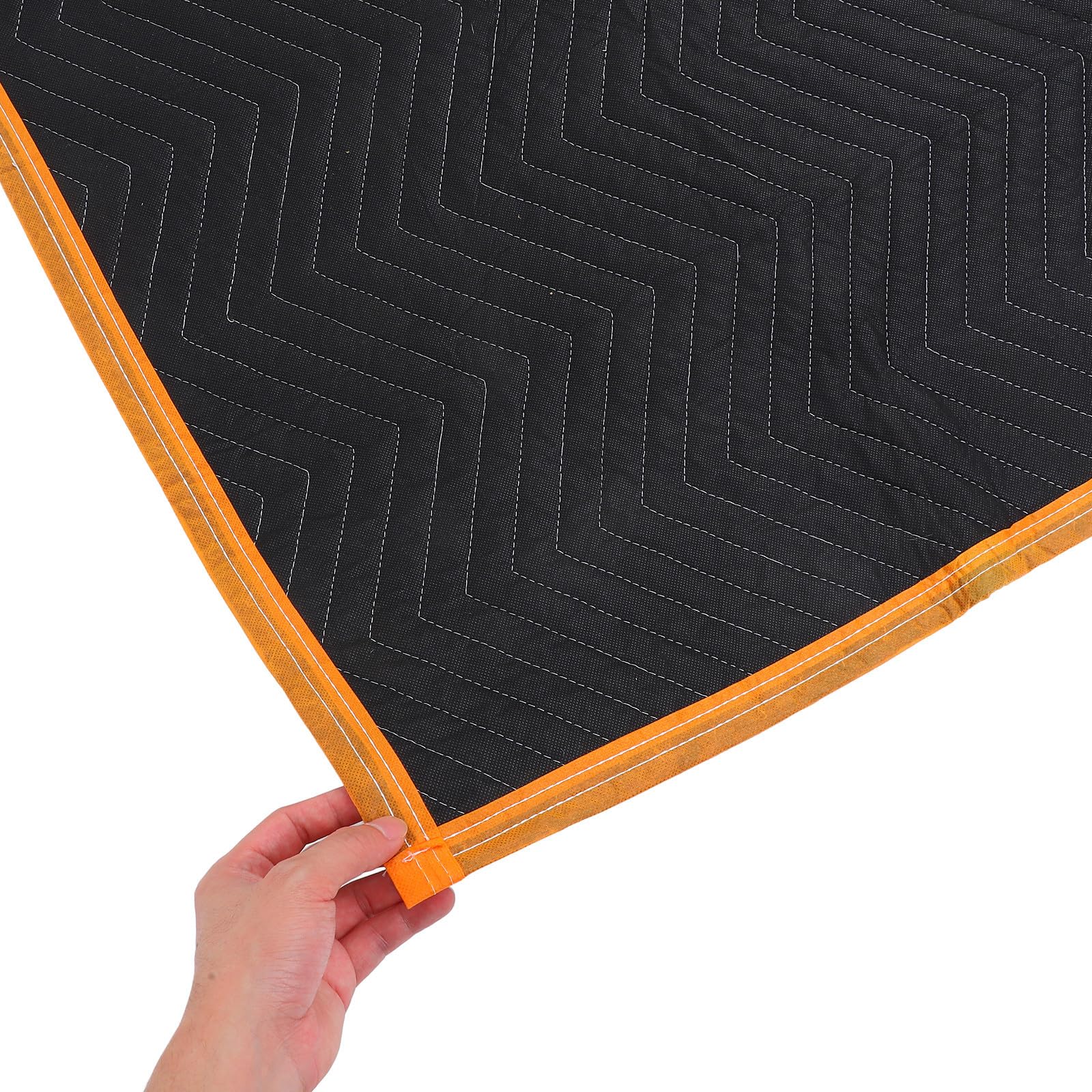 Coperta per Traslochi Nera Grande, Tessuto Non Tessuto, Imbottita