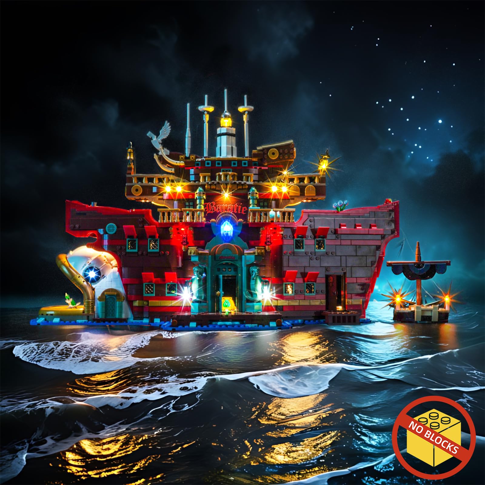 Light Kit Compatible with Lego 75640 The Baratie Floating Restaurant (No Model) - Image 4