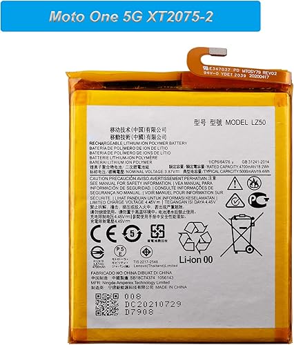 Miniatura 2 de Batería de repuesto LZ50 compatible con Moto One 5G XT2075-2 Moto G100 XT2125-4 con herramientas