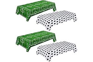 Mixweer Soccer Disposable Tablecloth - Elevate Your Soccer Party Ambiance