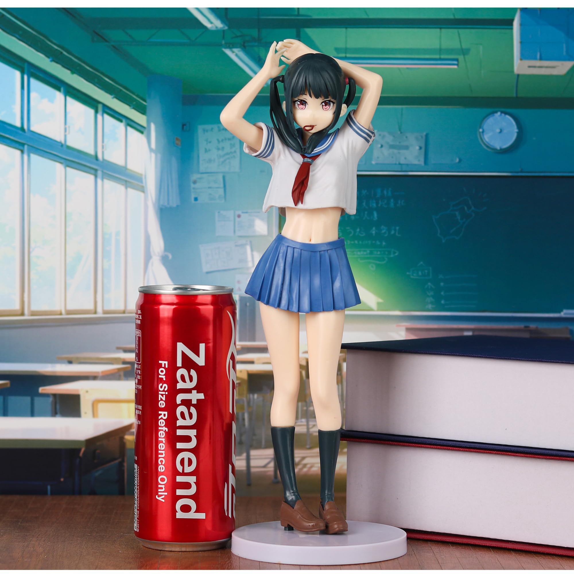 Zatanend Ecchi Figure JK Japanese School Girl,Anime Girl Figure Waifu Hentaii.Sexy Action +18 Uncensored Collection Gift Model Toys No Box