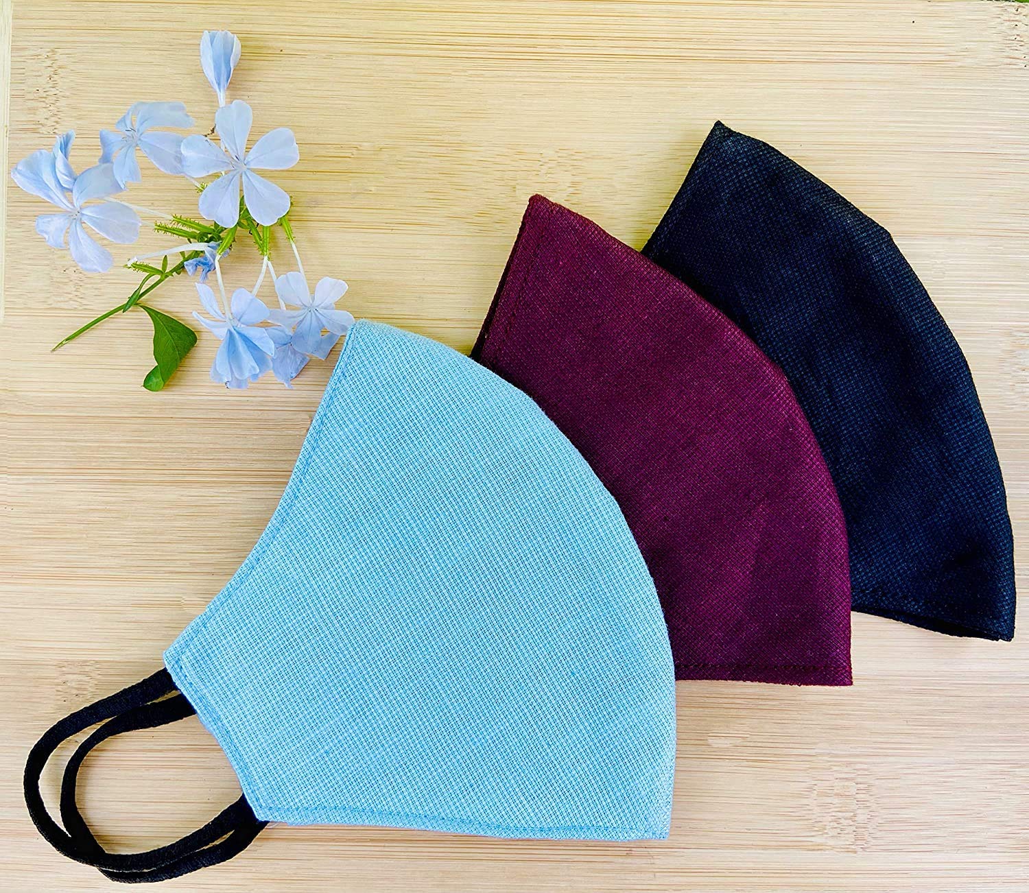 JINI COLLECTION Pure Cotton Mask for Men/Women, Skin Friendly Reusable Washable Mask, Light Weight & Comfortable Adjustable Face Masks for Adult