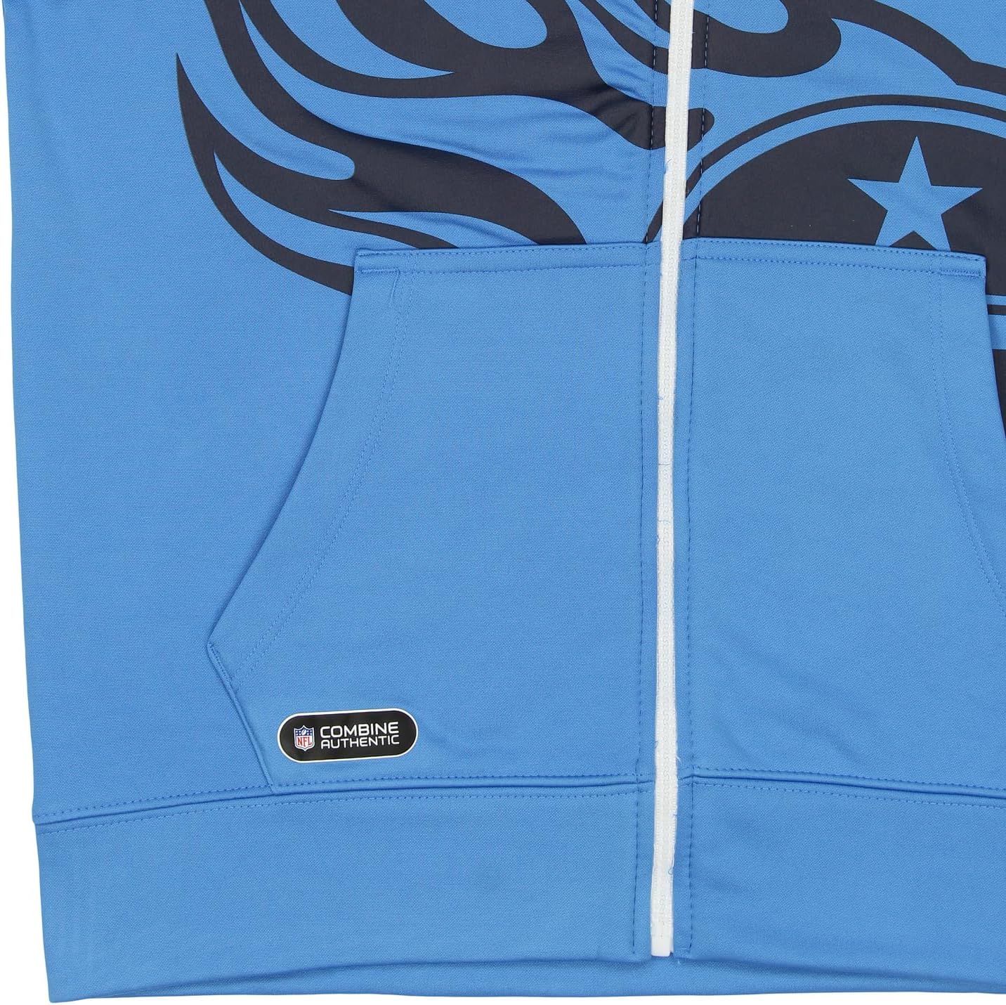 Outerstuff NFL Men's Drill Team Colors Full Zip Performance Fleece Hoodie - Image 5