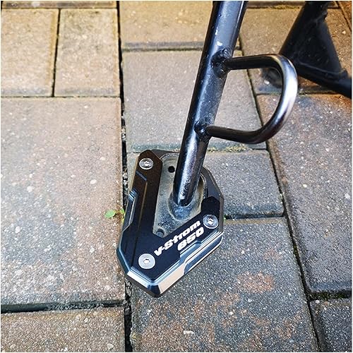 Miniatura 4 de for Suzuki for V-Strom 650XT for VSTROM 650 for DL650 Accessories Side Bracket with Enlarged Support Plate and Tire Air Valve Cover Enlarged