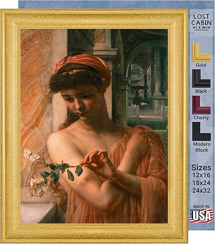 Lost Cabin Psyche in the Temple of Love by Edward John Poynter Canvas in Gold Beveled Frame Fine Artwork Painting Reproduction Framed Wall Art Lost Cabin Psyche in the Temple of Love by Edward John Poynter Canvas in Gold Beveled Frame Fine Artwork Painting Reproduction Framed Wall Art