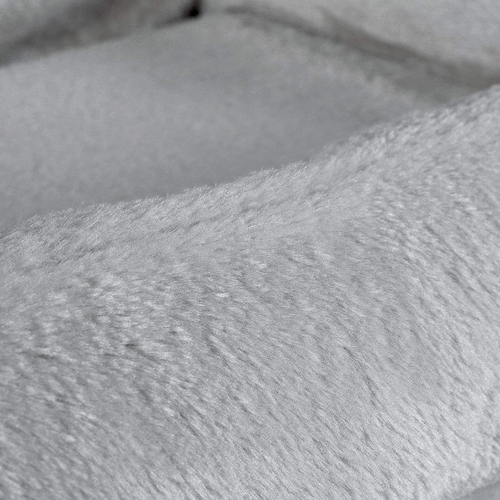 lionto Lettiera riscaldata per gatti con rivestimento in peluche lavabile, ganci in metallo adatti ai termosifoni standard, amaca in materiale confortevole, grigio scuro