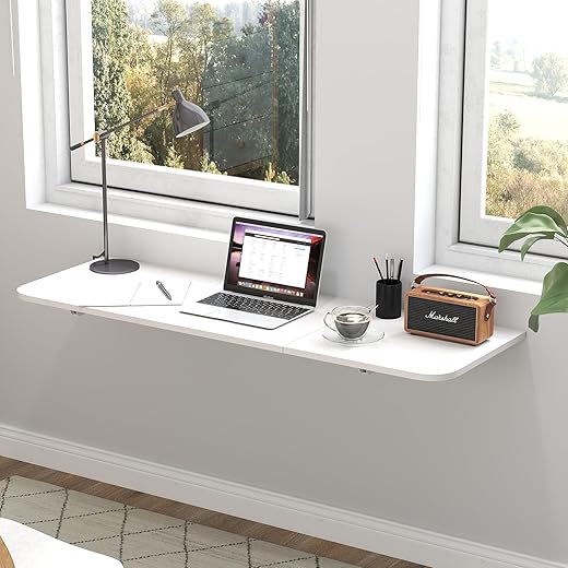 Wall-Mounted Folding Table (120 × 40 cm)