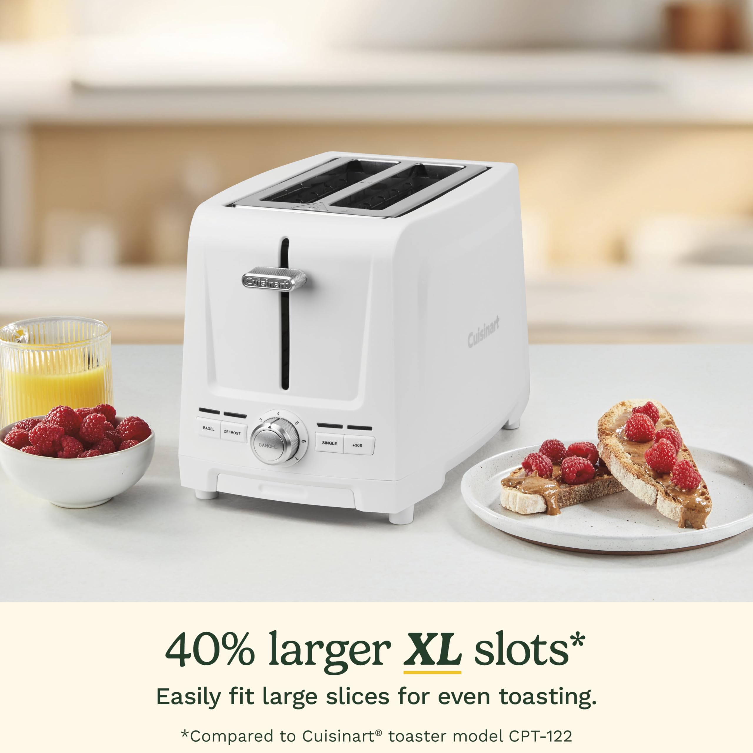 Cuisinart XL Toaster - 2 Slice, White -3 Cuisinart XL Toaster - 2 Slice, White -3