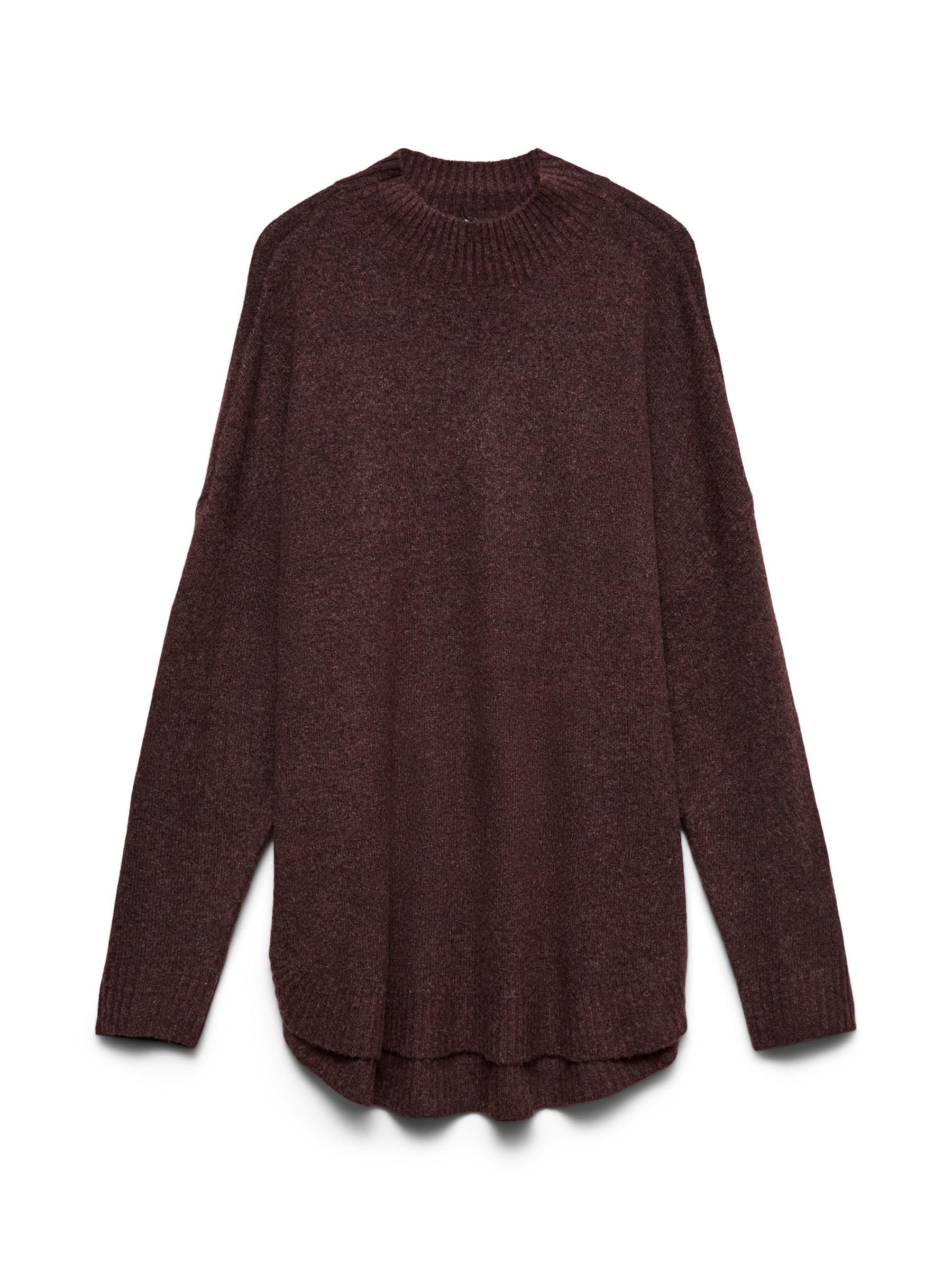 VERO MODA Vmplaza Ls Highnck Long Pullover Ga Noos