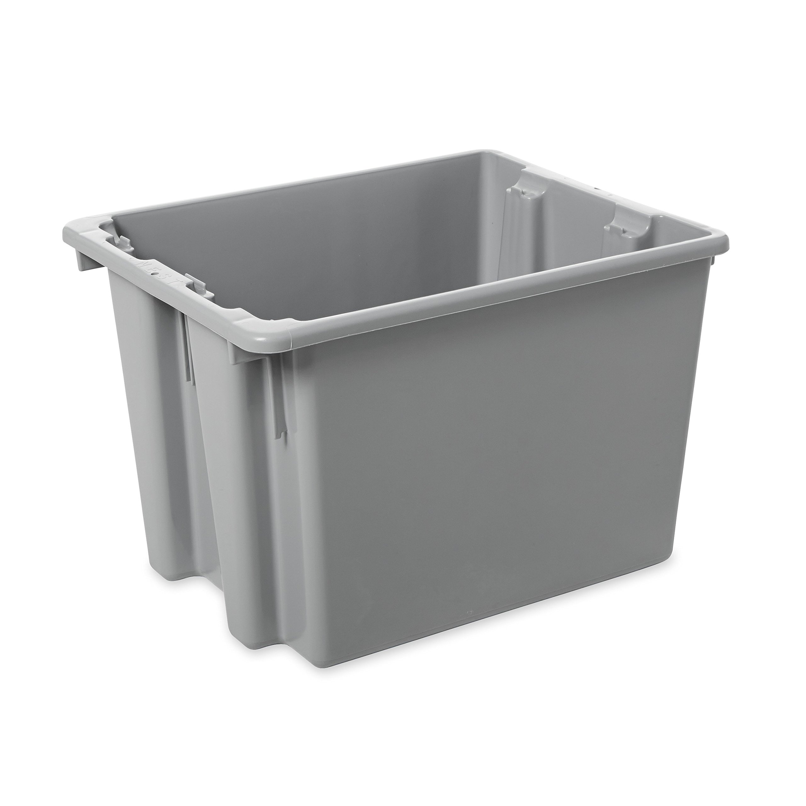 Malle Rubbermaid Palletote en plastique HDPE gris haute résistance