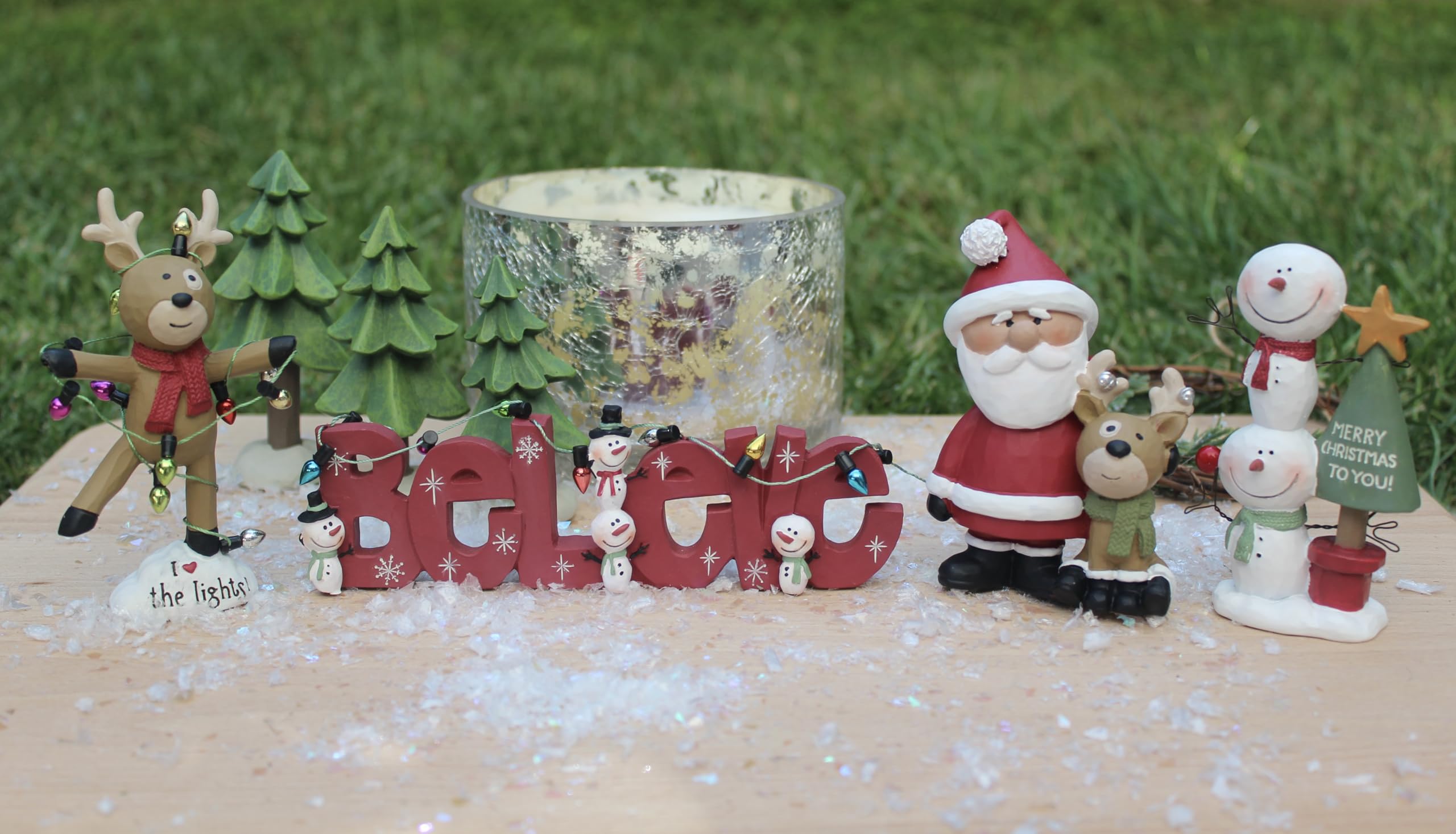 Amazon.com: Blossom Bucket Resin Christmas Figurine, 4x3 inches