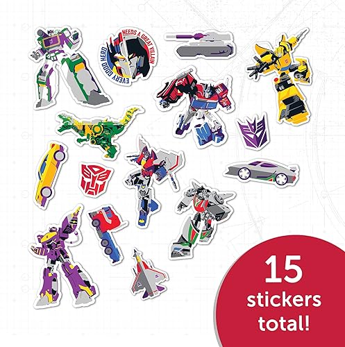 Miniatura 2 de Desert Cactus Transformers Stickers - 15 calcomanías de vinilo para botella de agua para laptop, decoración de álbum de recortes, suministros de