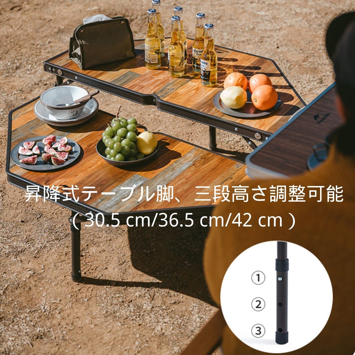 サイドテーブル　ローテーブル　アウトドアキャンプ　折りたたみ 楽天市場】【お買い物マラソン☆ポイント2倍】【送料無料