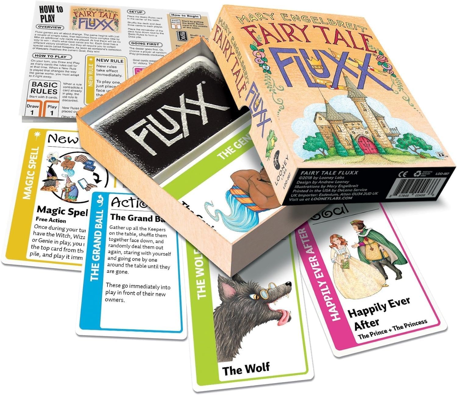 Looney Labs Fairy Tale Fluxx Card Game - Zany Adventures for All Ages