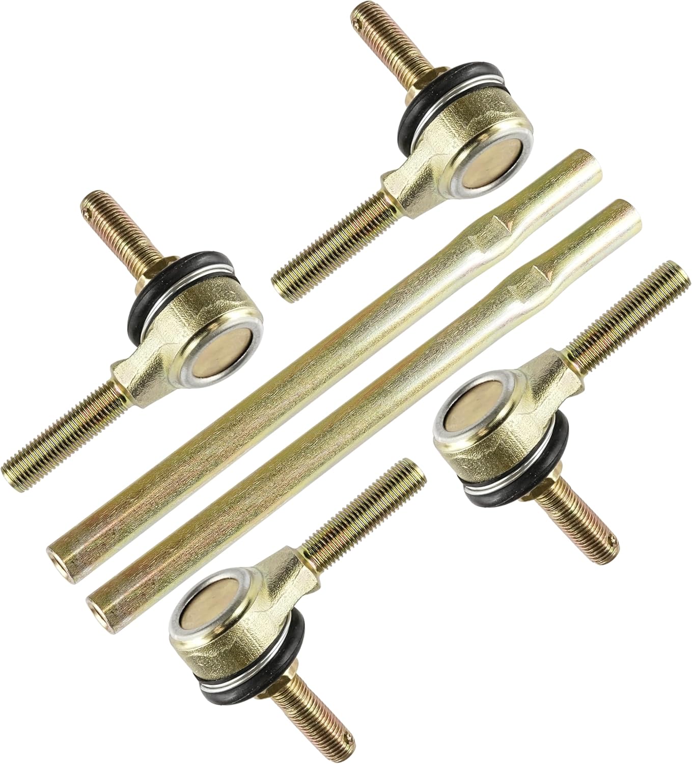 Caltric 2 Tie Rod Set Compatible with Kawasaki Brute Force 650 4X4 Kvf650 Kvf-650 2005-2013