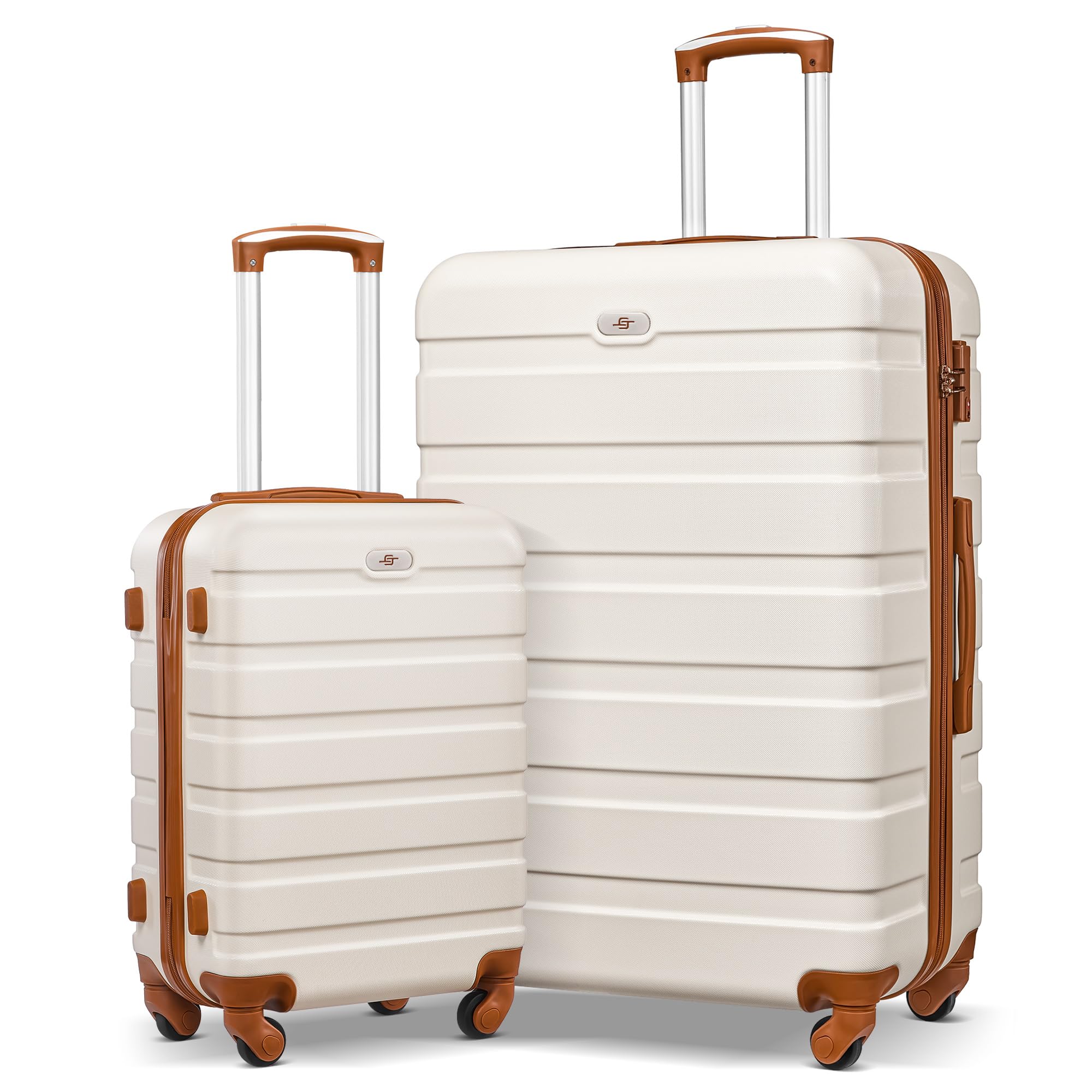 Luggage Sets 2 Piece with Spinner Wheels,Hard Shell 20 Carry on Suitcase and 28 inch Luggage with Spinner Wheels Suitcase Set with TSA Lock(20in/28in)