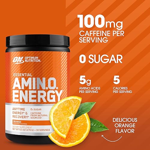 Miniatura 129 de Optimum Nutrition Amino Energy - Polvo energético para antes del entrenamiento con té verde, BCAA, aminoácidos, extracto de café verde, sabor
