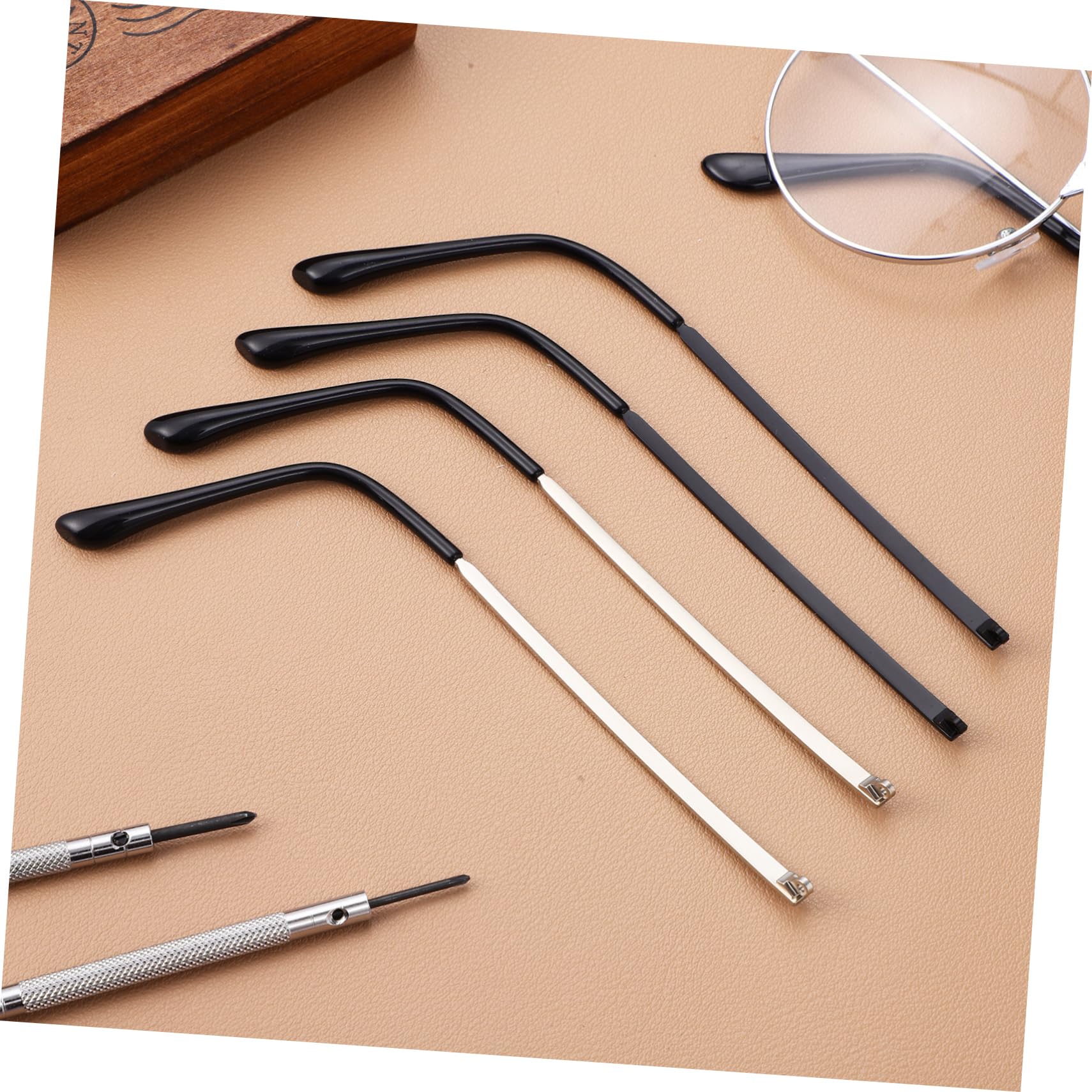 FRCOLOR Glasses Replacement Temples Metal Eyeglasses Arms Replacement Glasses Leg for Frames