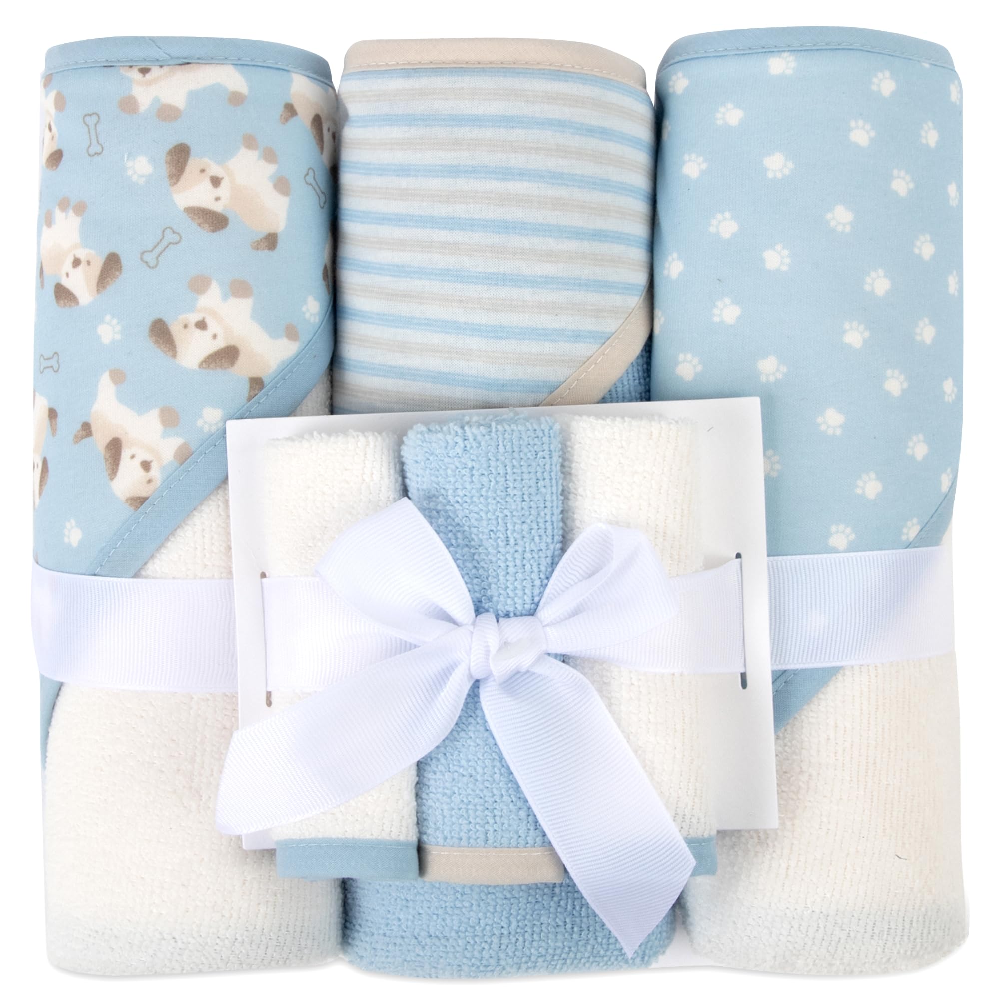 Amazon.com : Jessica Simpson 6 Piece Printed Hooded Bath Towel and