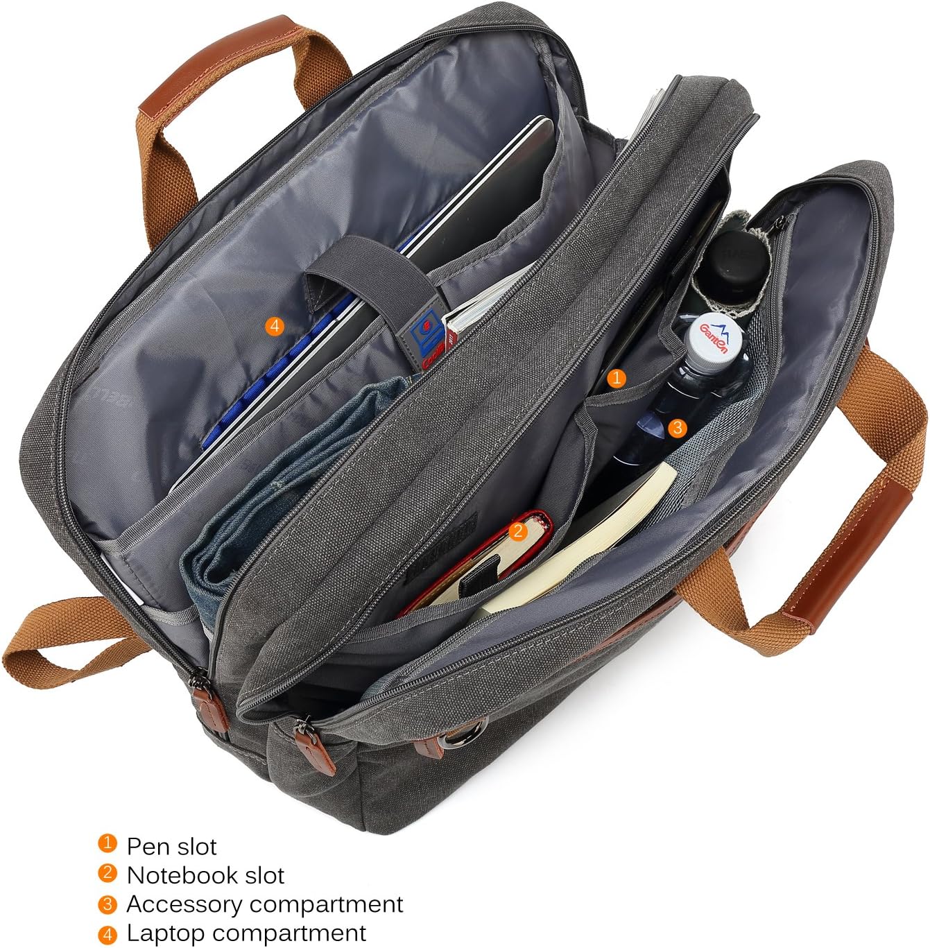 Best Review CoolBELL Convertible Backpack Shoulder Bag Messenger Bag Laptop Case Business Briefcase Leisure Handbag Multi-Functional Travel Rucksack Fits 17.3 Inch Laptop for Men/Women (Canvas Dark Grey) Get Discount 70% Price CoolBELL Convertible Backpack Shoulder Bag Messenger Bag Laptop Case Business Briefcase Leisure Handbag Multi-Functional Travel Rucksack Fits 17.3 Inch Laptop for Men/Women (Canvas Dark Grey)