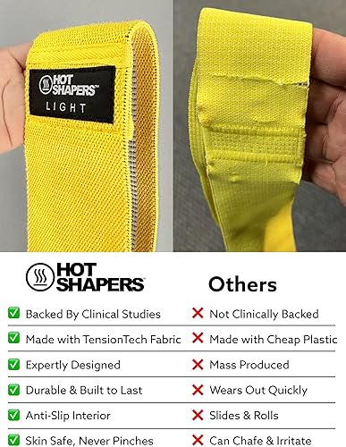 Miniatura 7 de Hot Shapers Bandas de resistencia para entrenar  Juego de bandas de ejercicio para mujeres y hombres  Equipo de gimnasio en casa para entrenamiento